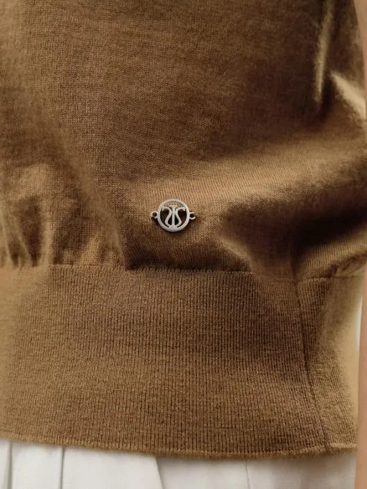 100 Cashmere Round Neck Sweater Tshirt Women Lilysilk Knitwear