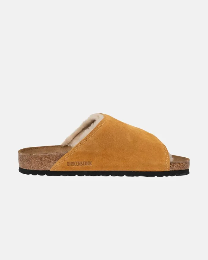 Accessories MenWomen Stussy STSSY U0026 BIRKENSTOCK SOLANA SHEARLING SLIDE Caramel Accessories MenWomen Stussy STSSY U0026 BIRKENSTOCK SOLANA SHEARLING SLIDE Caramel