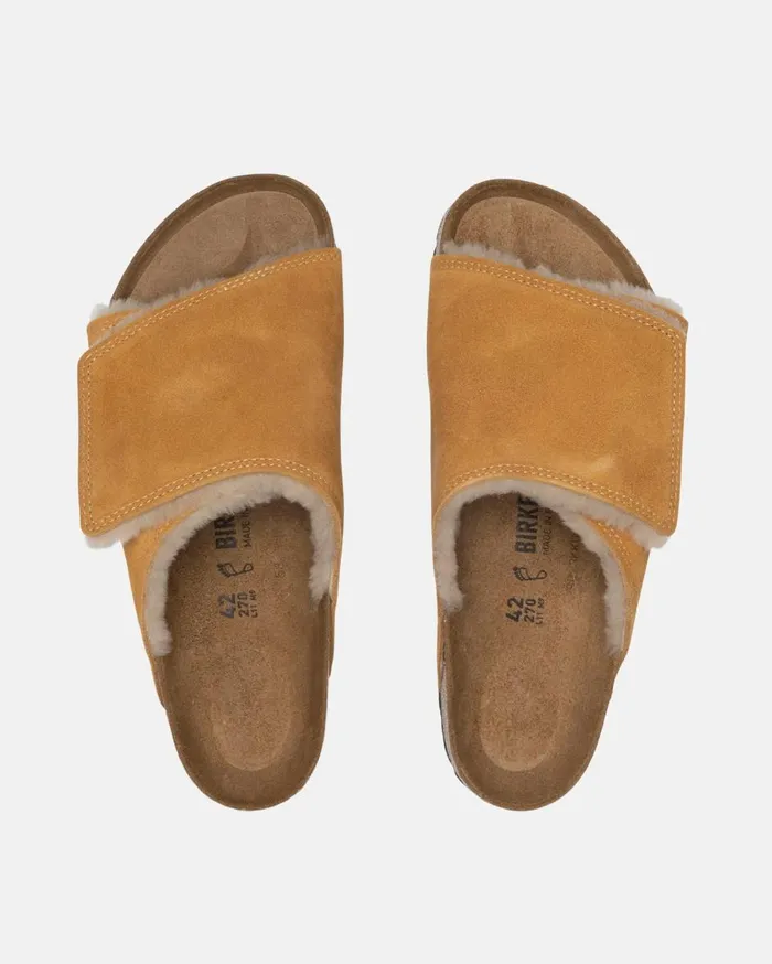 Accessories MenWomen Stussy STSSY U0026 BIRKENSTOCK SOLANA SHEARLING SLIDE Caramel Accessories MenWomen Stussy STSSY U0026 BIRKENSTOCK SOLANA SHEARLING SLIDE Caramel
