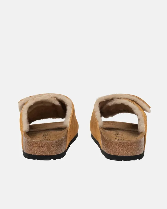 Accessories MenWomen Stussy STSSY U0026 BIRKENSTOCK SOLANA SHEARLING SLIDE Caramel Accessories MenWomen Stussy STSSY U0026 BIRKENSTOCK SOLANA SHEARLING SLIDE Caramel