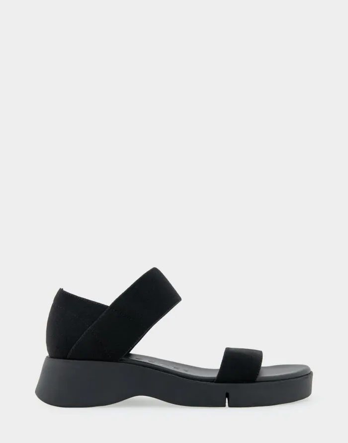 Aerosoles Comfortable Women039s Elastic Molded Footbed Sandal In Black Elastic Elastic Fabric Black Elastic Women Clogs and Mules Aerosoles Comfortable Women039s Elastic Molded Footbed Sandal In Black Elastic Elastic Fabric Black Elastic Women Clogs and Mules