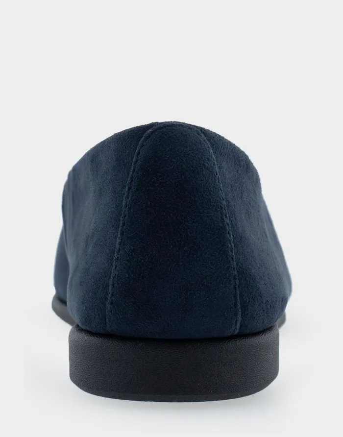 Aerosoles Comfortable Women039s Flat In Navy Genuine Suede Navy Genuine Suede Women Dress