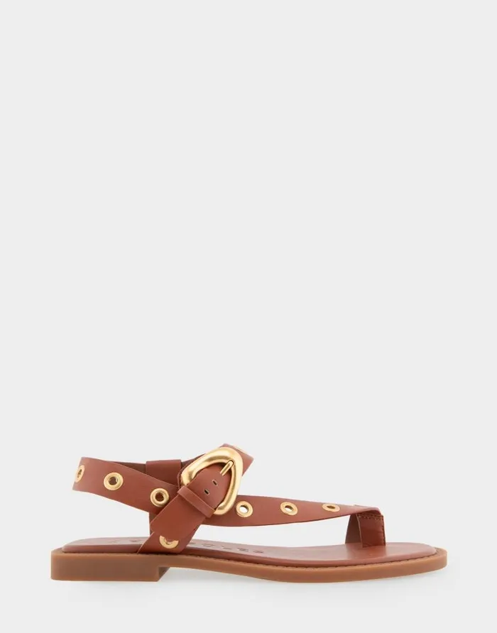 Aerosoles Comfortable Women039s Grommeted Asymmetrical Toe Ring Sandal In Gingerbread Faux Leather Gingerbread Faux Leather Women Clogs and Mules Aerosoles Comfortable Women039s Grommeted Asymmetrical Toe Ring Sandal In Gingerbread Faux Leather Gingerbread Faux Leather Women Clogs and Mules