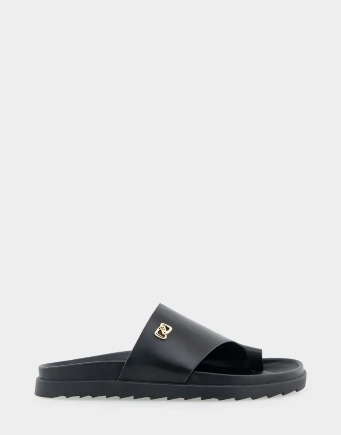Aerosoles Comfortable Women039s Hooded Toe Ring Footbed Sandal In Black Leather Black Leather Women Flats Aerosoles Comfortable Women039s Hooded Toe Ring Footbed Sandal In Black Leather Black Leather Women Flats