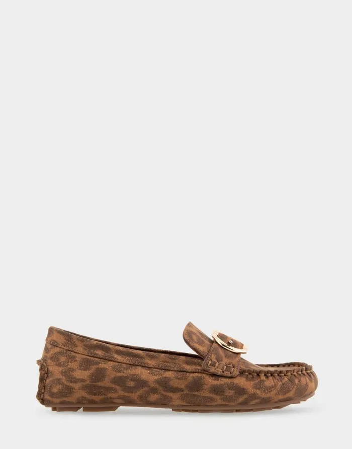 Aerosoles Comfortable Women039s Ornamented Driver In Leopard Metallic Fabric Leather Leopard Metallic Fabric Women Wide Width Flats Aerosoles Comfortable Women039s Ornamented Driver In Leopard Metallic Fabric Leather Leopard Metallic Fabric Women Wide Width Flats