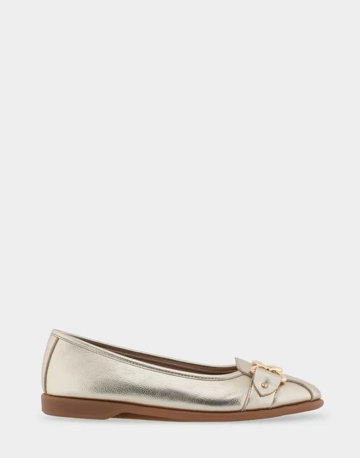 Aerosoles Comfortable Women039s Ornamented Flat In Gold Faux Leather Soft Gold Faux Leather Women Dress Aerosoles Comfortable Women039s Ornamented Flat In Gold Faux Leather Soft Gold Faux Leather Women Dress