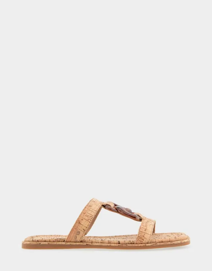 Aerosoles Comfortable Women039s Ornamented Tstrap Slide Sandal In Cork Cork Cork Women Clogs and Mules Aerosoles Comfortable Women039s Ornamented Tstrap Slide Sandal In Cork Cork Cork Women Clogs and Mules