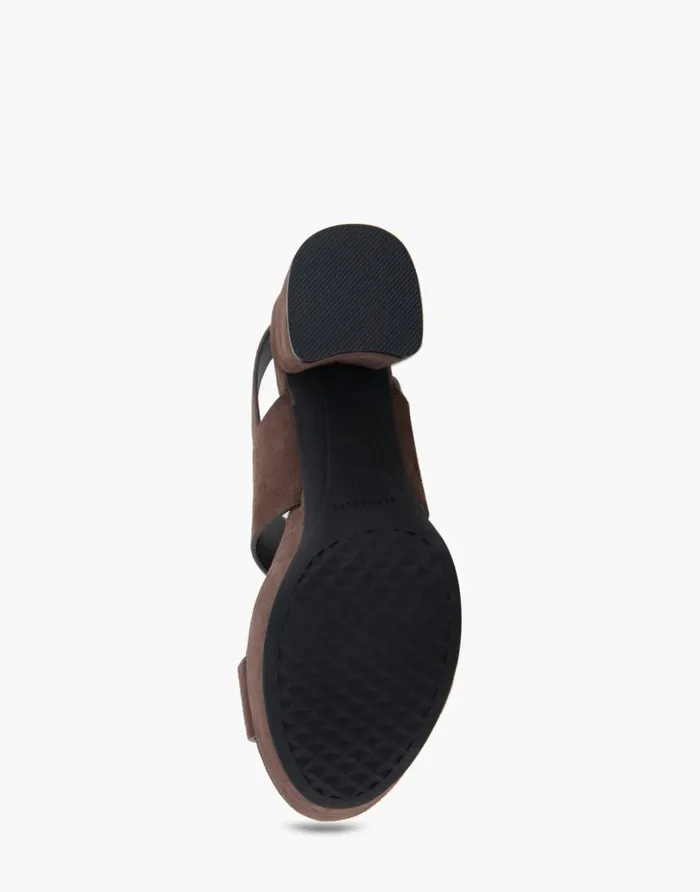 Aerosoles Comfortable Women039s Platform Sandal In Brown Genuine Suede Java Suede Women Platforms
