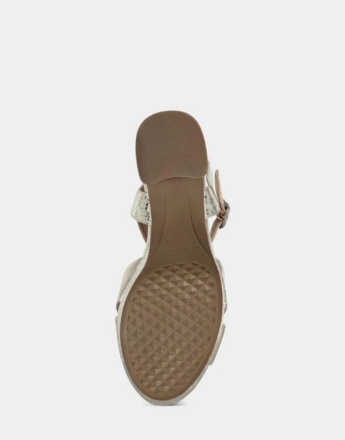 Aerosoles Comfortable Women039s Sandal In Gold Genuine Leather Soft Gold Leather Women Platforms