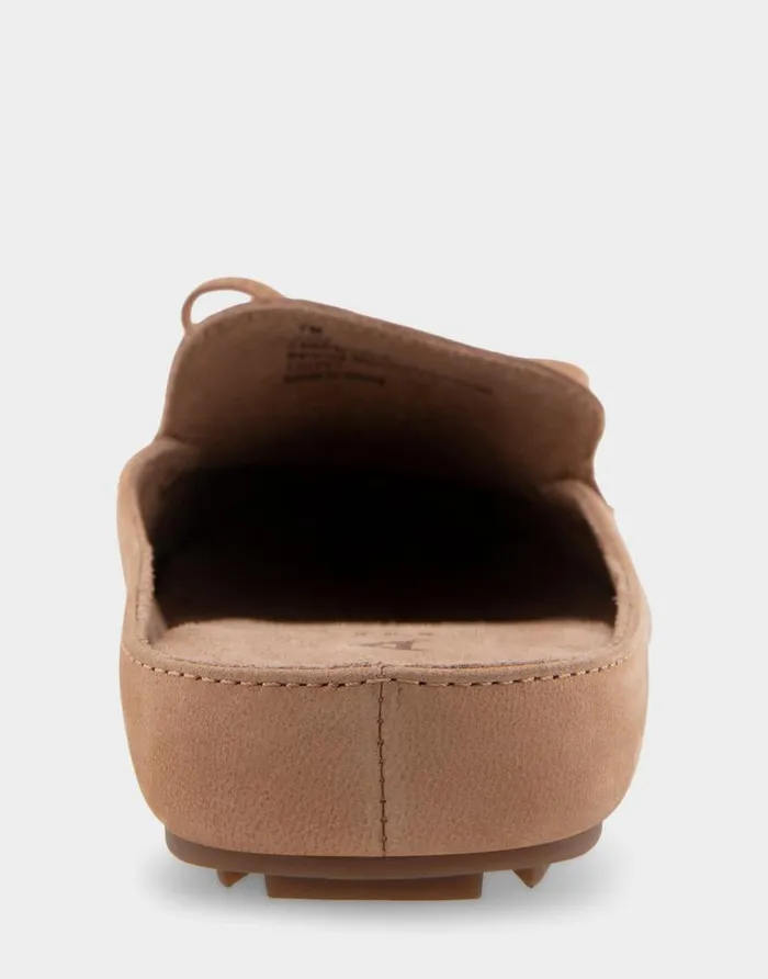 Aerosoles Comfortable Women039s Slip On Driver In Doe Nubuck Leather Doe Nubuck Leather Women Clogs and Mules