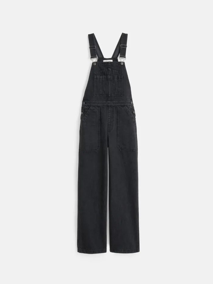 Alex Mill Denim Women Lili Overall In Black Denim
