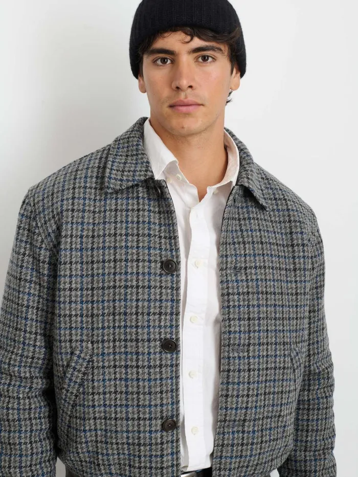 Alex Mill Jackets Coats Men Houndstooth Bomber