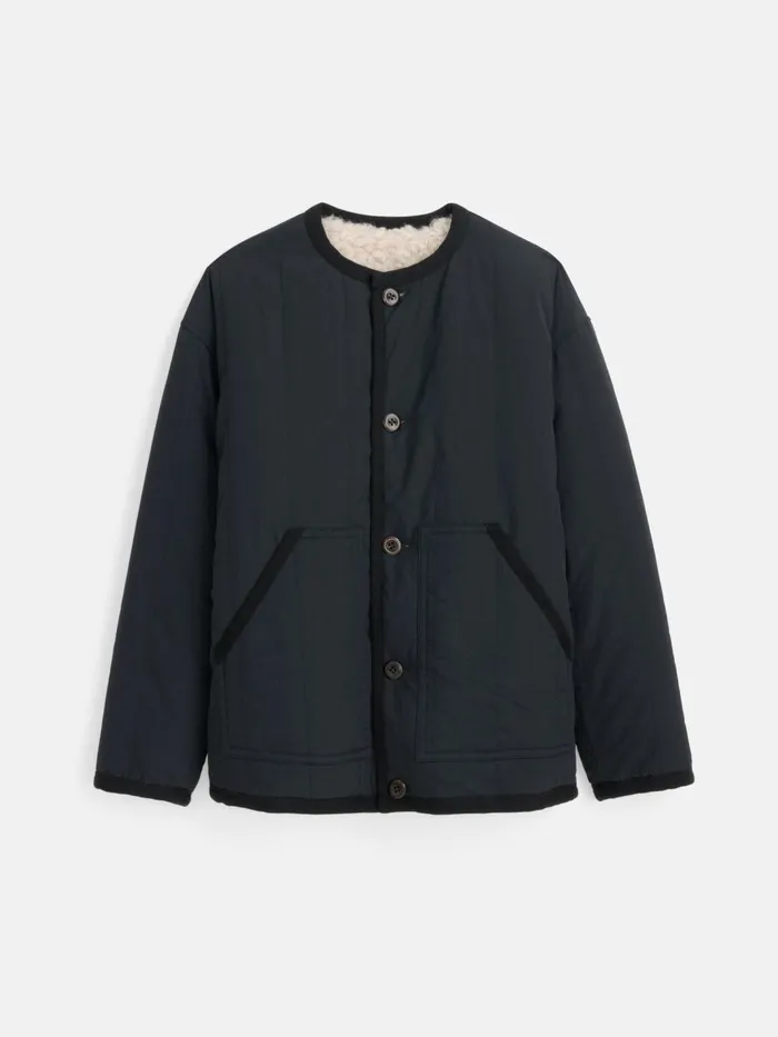 Alex Mill Jackets Outerwear Women Reversible Polar Bear Jacket Black