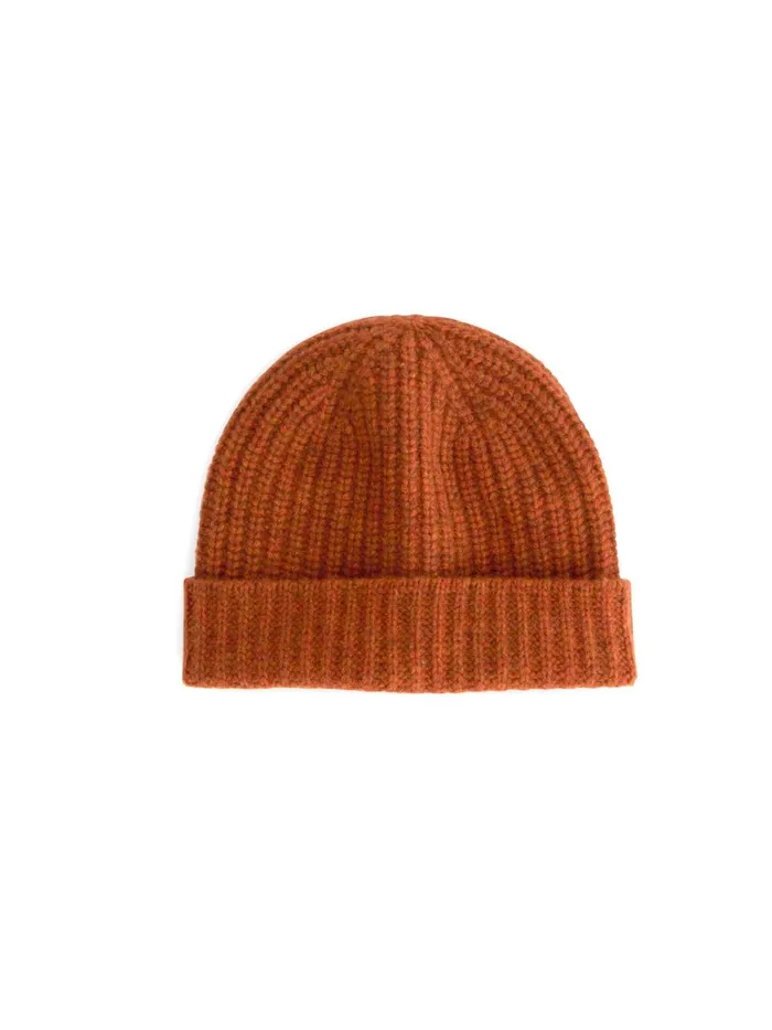 Alex Mill Men Cashmere Beanie Heather Amber