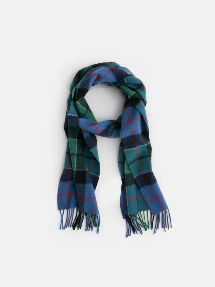 Alex Mill Men Joshua Ellis Plaid Scarf In Cashmere Greenredblue