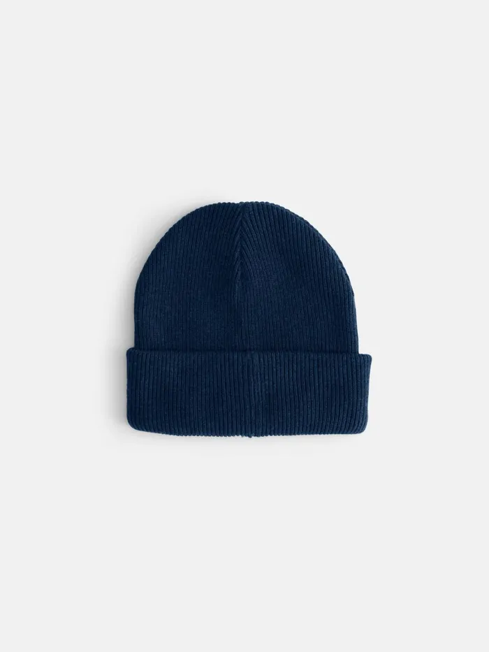 Alex Mill Men Wool Cotton Beanie Navy