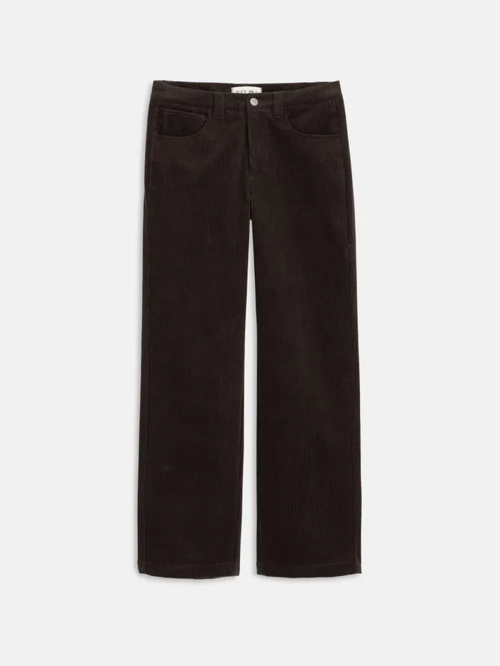 Alex Mill Pants Women Camden Pant In Corduroy Chocolate