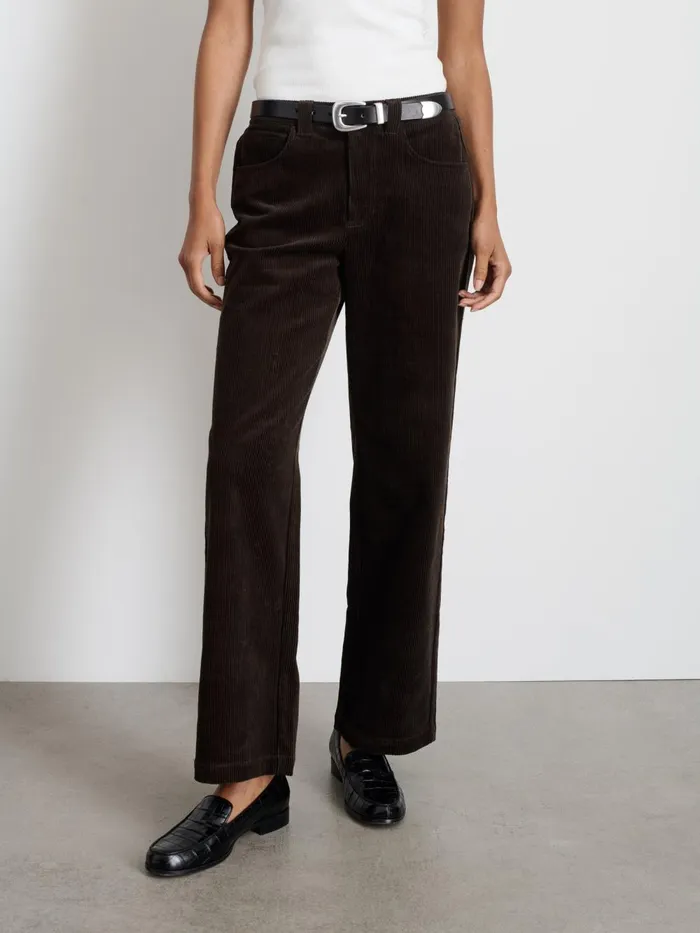 Alex Mill Pants Women Camden Pant In Corduroy Chocolate