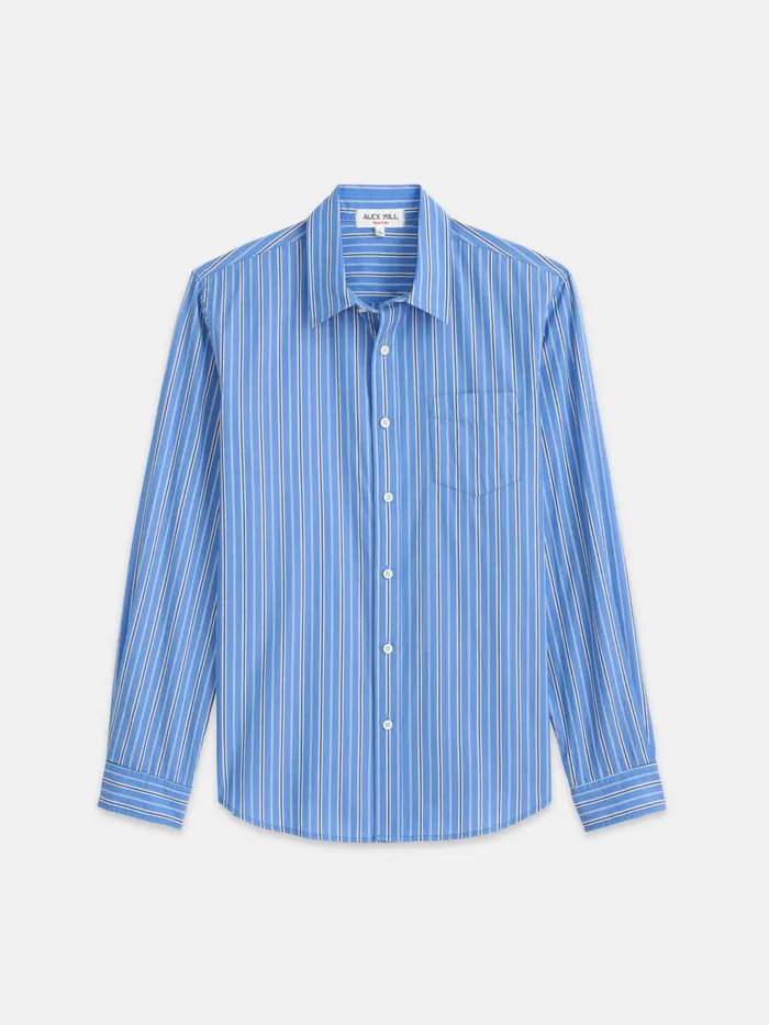 Alex Mill Shirts Men Mill Shirt In Ticking Stripe