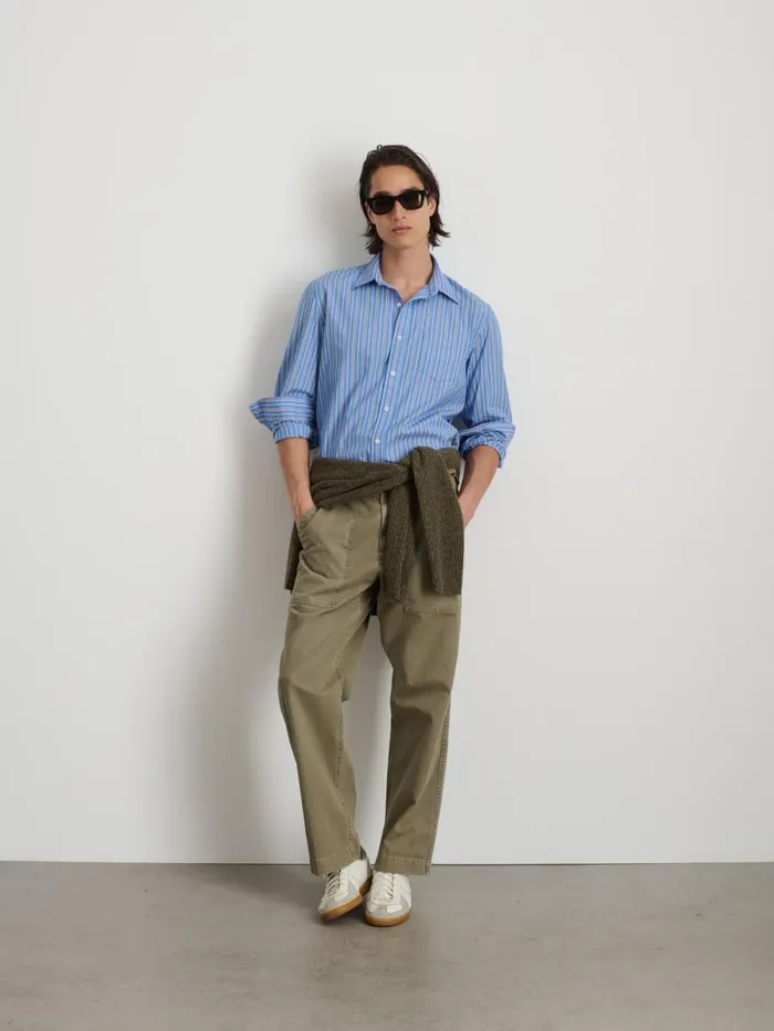 Alex Mill Shirts Men Mill Shirt In Ticking Stripe