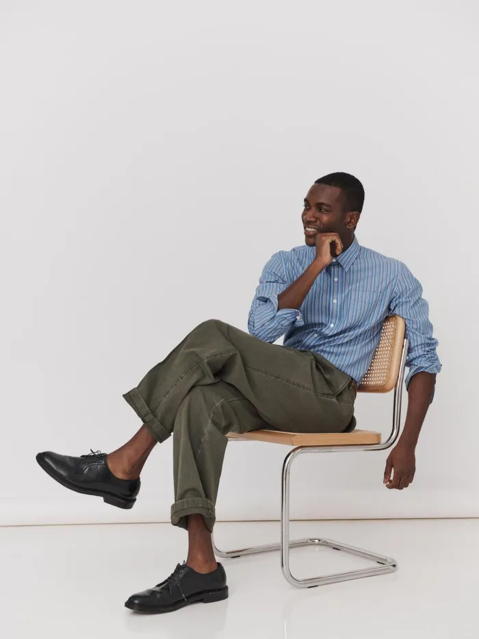 Alex Mill Shirts Men Mill Shirt In Ticking Stripe