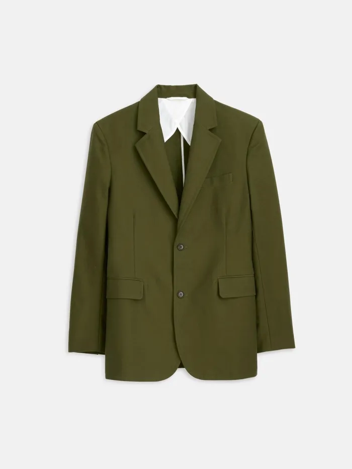 Alex Mill Suiting Blazers Men Grant Blazer In Cotton Twill Surplus Olive