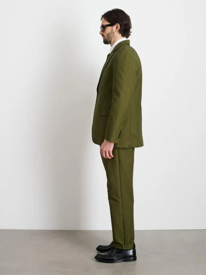 Alex Mill Suiting Blazers Men Grant Blazer In Cotton Twill Surplus Olive