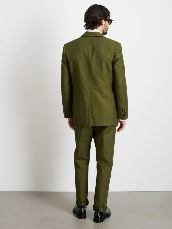 Alex Mill Suiting Blazers Men Grant Blazer In Cotton Twill Surplus Olive