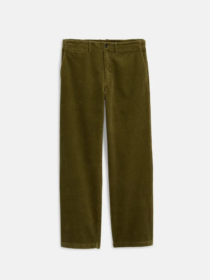 Alex Mill Suiting Blazers Men Straight Leg Pant In Corduroy Dark Olive