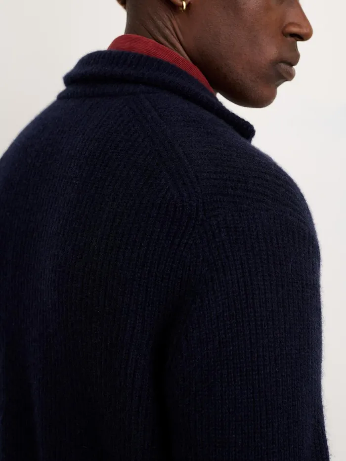 Alex Mill Sweaters Women Mitchell Cardigan In Washed Cashmere Navy