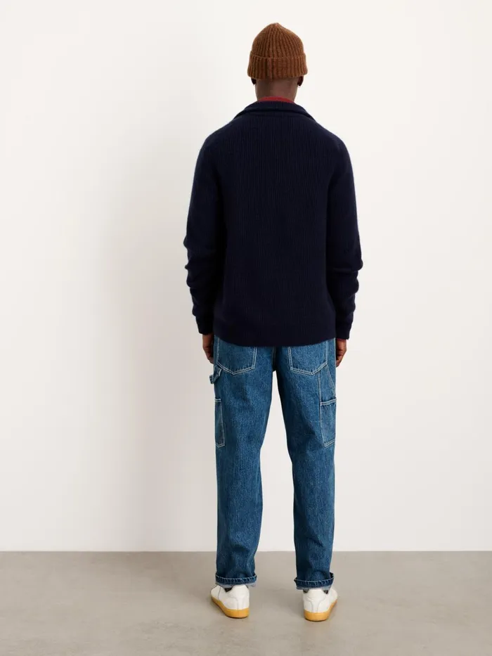 Alex Mill Sweaters Women Mitchell Cardigan In Washed Cashmere Navy