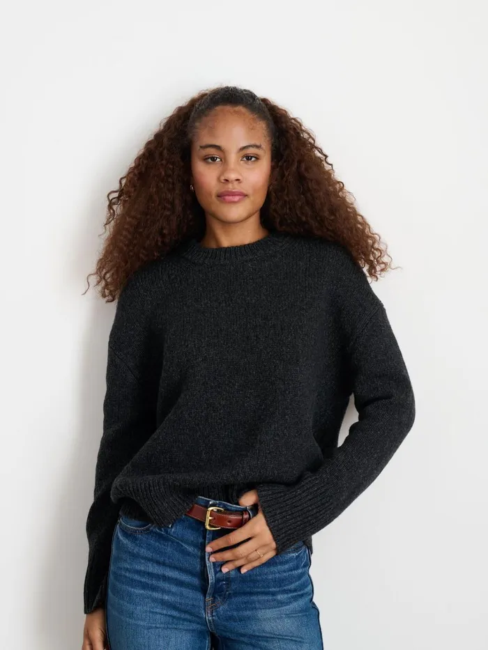 Alex Mill Sweaters Women Nottinghill Sweater In Wool Charcoal Alex Mill Sweaters Women Nottinghill Sweater In Wool Charcoal