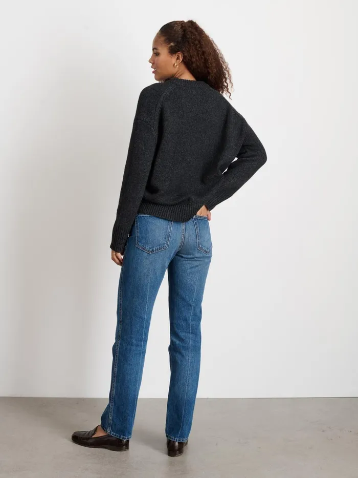 Alex Mill Sweaters Women Nottinghill Sweater In Wool Charcoal Alex Mill Sweaters Women Nottinghill Sweater In Wool Charcoal