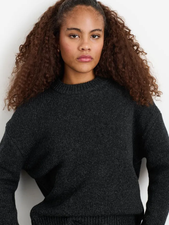 Alex Mill Sweaters Women Nottinghill Sweater In Wool Charcoal Alex Mill Sweaters Women Nottinghill Sweater In Wool Charcoal