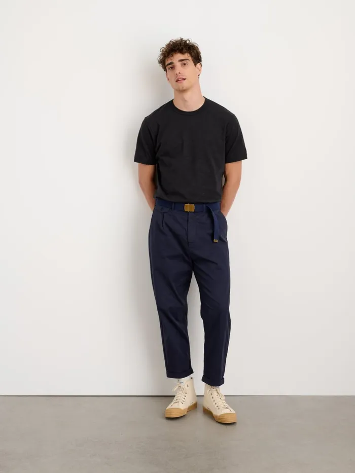 Alex Mill Tees Polos Men Standard TShirt In Slub Cotton Black
