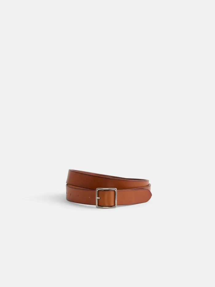 Alex Mill Women Maximum Henry Albert Slim Square Belt Brown