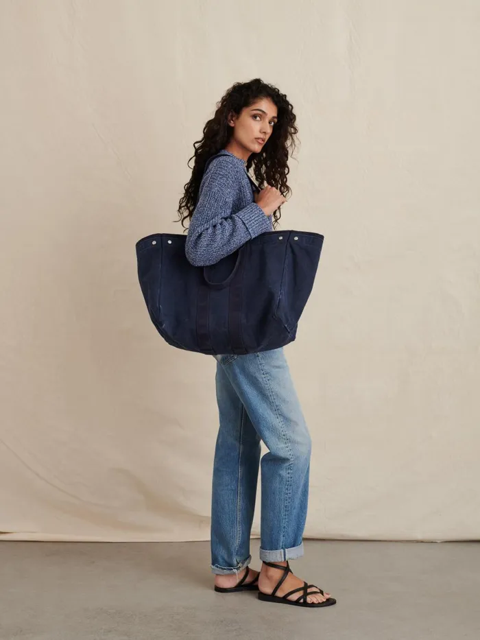 Alex Mill Women The Perfect Weekend Tote Navy