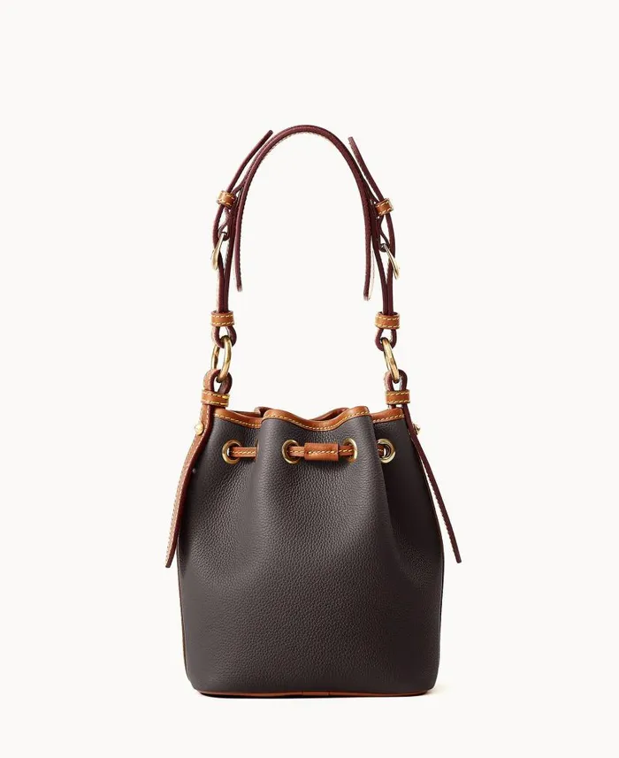 All Weather Leather 30 Mini Drawstring 17 Black Woman Dooney and Bourke Shoulder Bags All Weather Leather 30 Mini Drawstring 17 Black Woman Dooney and Bourke Shoulder Bags