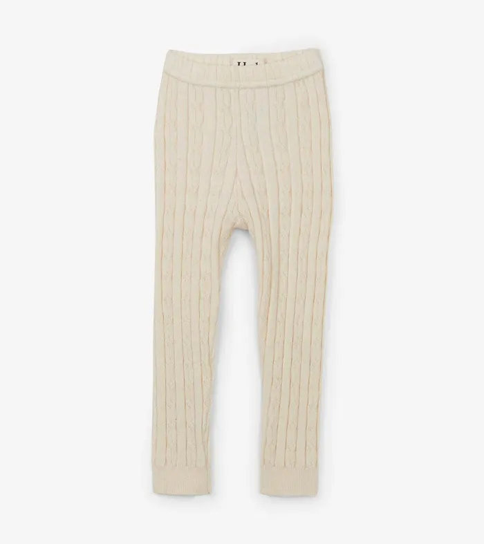 Baby Cream Cable Knit Tights Hatley