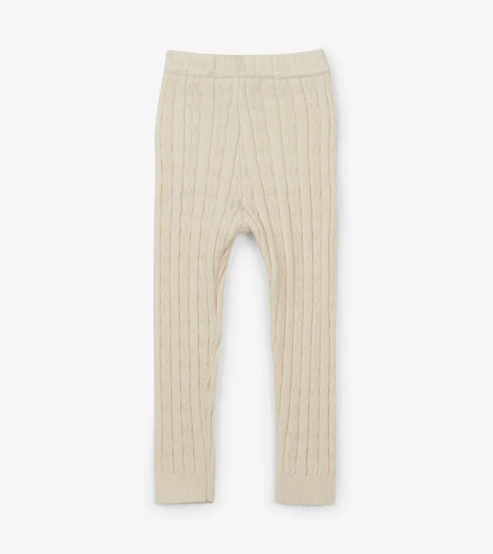 Baby Cream Cable Knit Tights Hatley