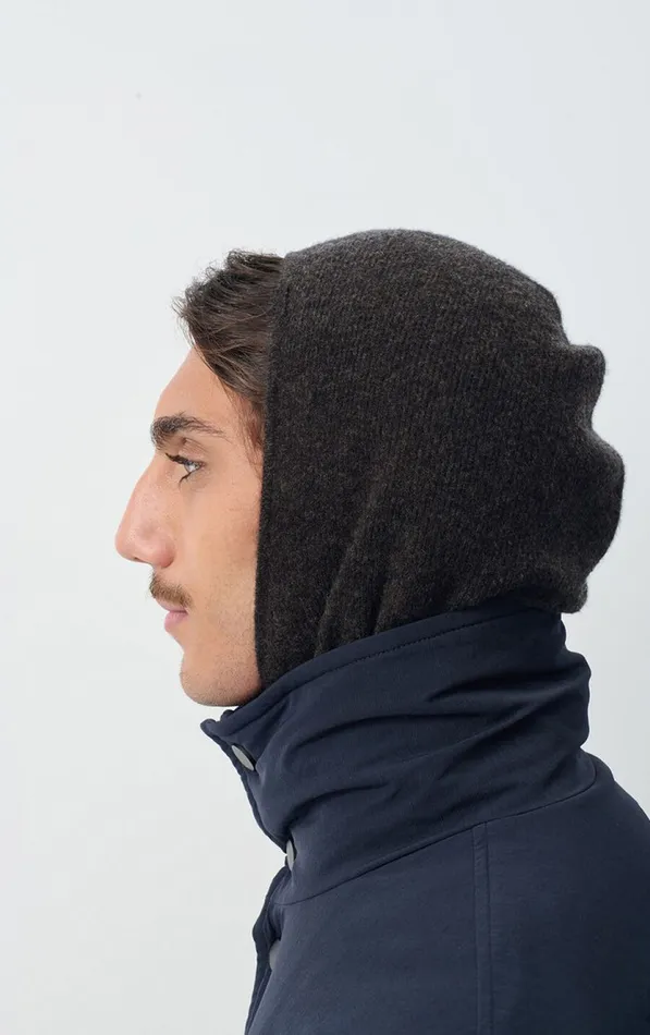 Balaclava Raxow Charcoal Melange WomenMen American Vintage Beanies and Caps Balaclava Raxow Charcoal Melange WomenMen American Vintage Beanies and Caps