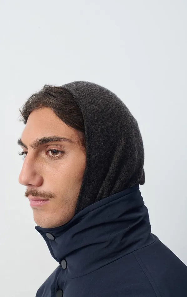 Balaclava Raxow Charcoal Melange WomenMen American Vintage Beanies and Caps Balaclava Raxow Charcoal Melange WomenMen American Vintage Beanies and Caps