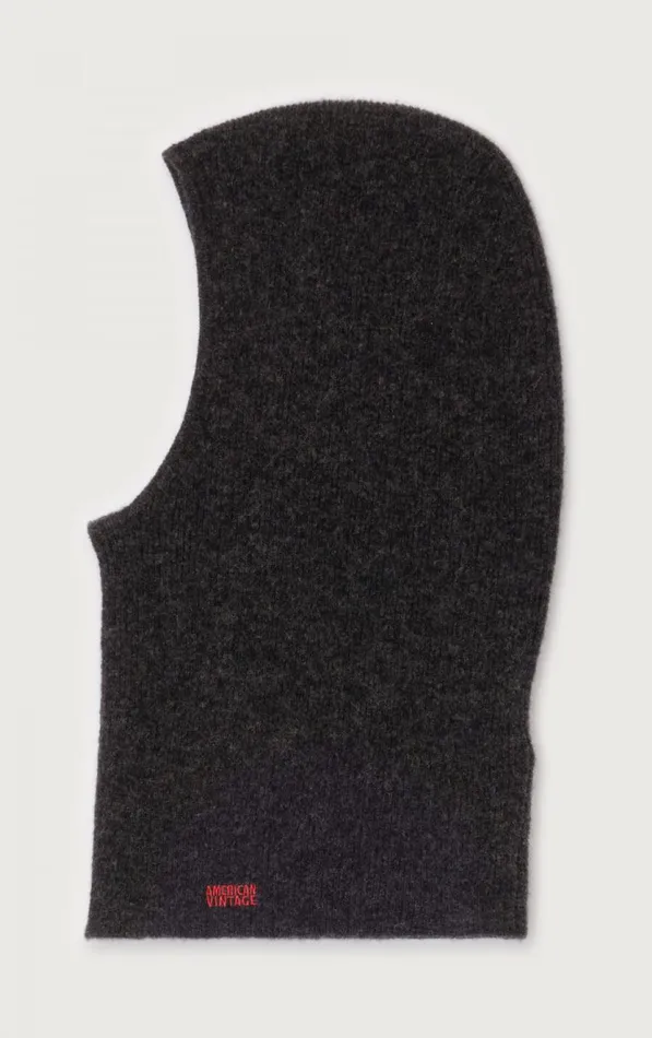 Balaclava Raxow Charcoal Melange WomenMen American Vintage Beanies and Caps Balaclava Raxow Charcoal Melange WomenMen American Vintage Beanies and Caps
