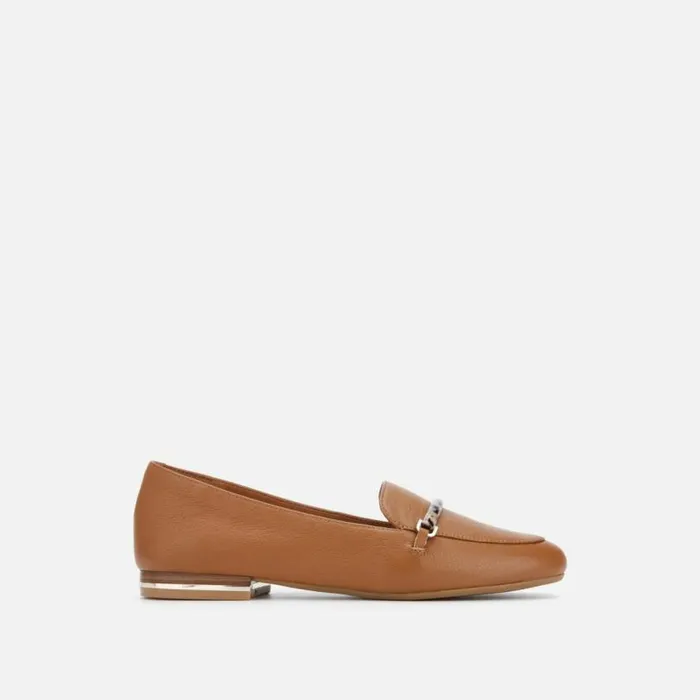 Balance Loafer Resin Bar Cognac Women Kenneth Cole Flats