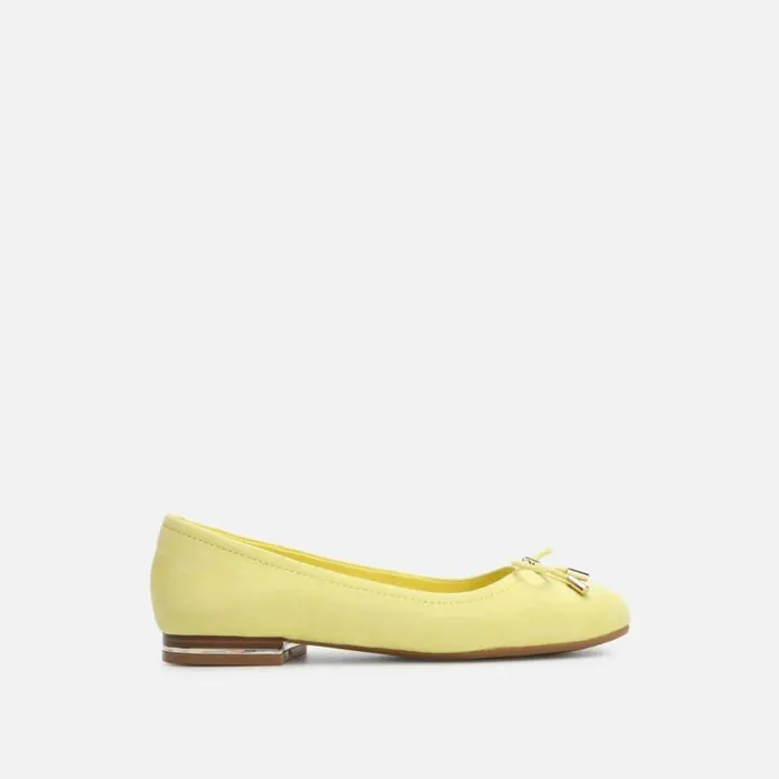 Balance Suede Ballet Flat Lemon Women Kenneth Cole Flats