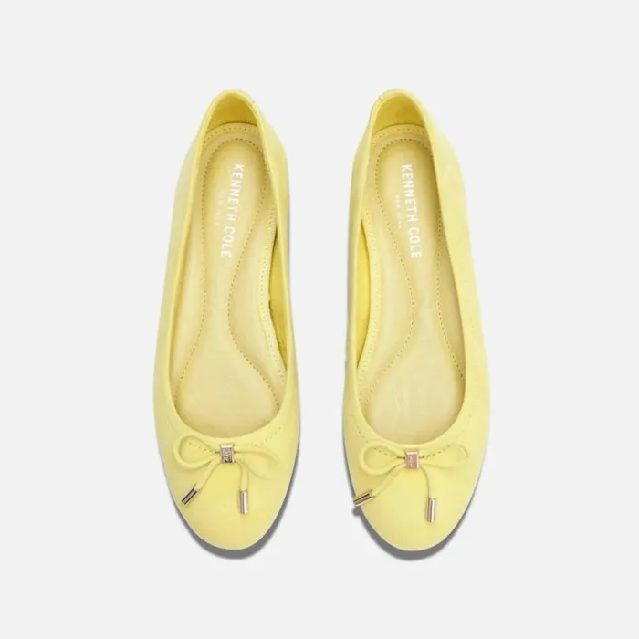 Balance Suede Ballet Flat Lemon Women Kenneth Cole Flats