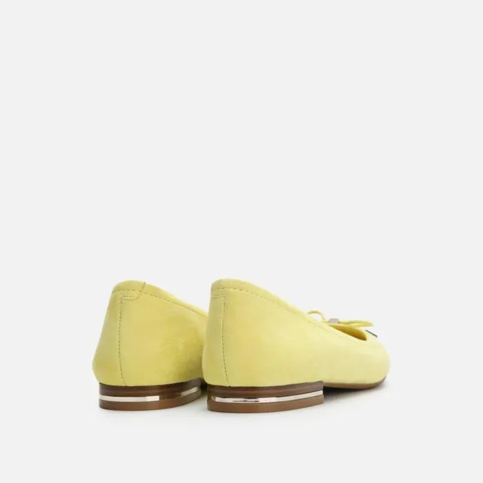 Balance Suede Ballet Flat Lemon Women Kenneth Cole Flats