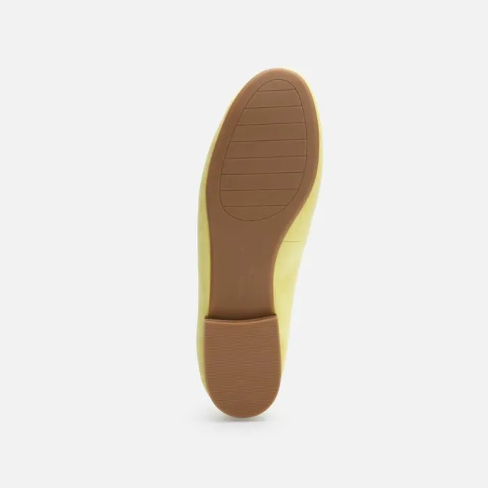 Balance Suede Ballet Flat Lemon Women Kenneth Cole Flats