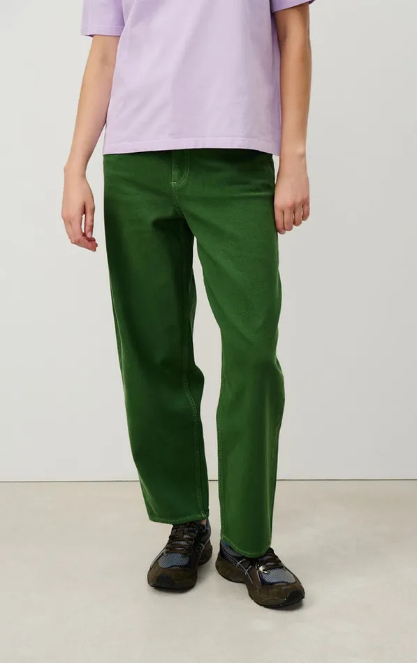 Balloon Jeans Nyolow Overdyed Khaki Women American Vintage Jeans