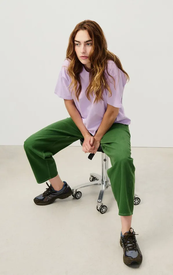 Balloon Jeans Nyolow Overdyed Khaki Women American Vintage Jeans Balloon Jeans Nyolow Overdyed Khaki Women American Vintage Jeans